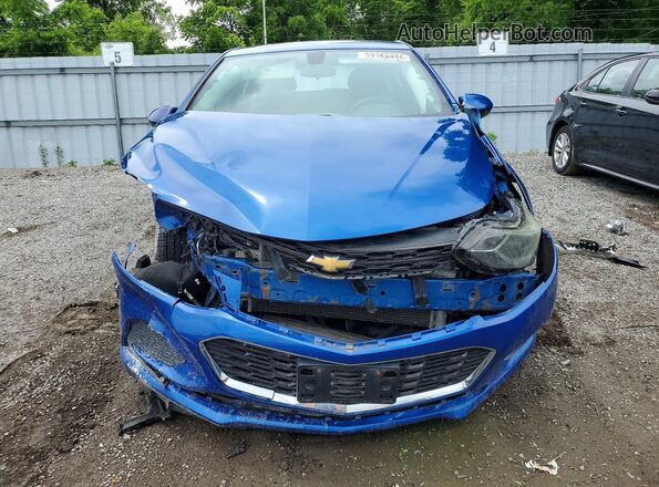 3G1BE6SM2HS588901 2017 CHEVROLET CRUZE Blue Вид спереду