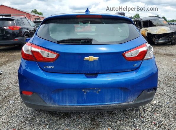 3G1BE6SM2HS588901 2017 CHEVROLET CRUZE Blue Вид ззаду