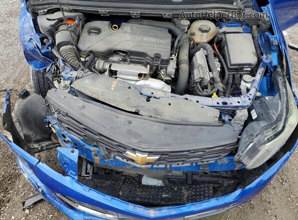 3G1BE6SM2HS588901 2017 CHEVROLET CRUZE Blue Вид задньої частини салону