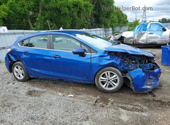3G1BE6SM2HS588901 2017 CHEVROLET CRUZE Blue Передня права чверть
