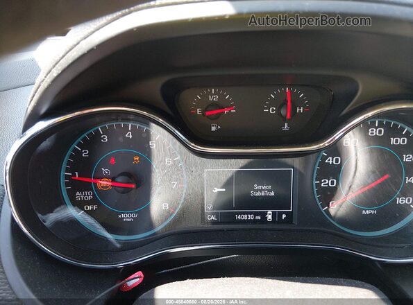 3G1BE6SM2HS594939 2017 CHEVROLET CRUZE White უკანა სავარძლების ხედი