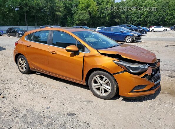 3G1BE6SM3HS570259 2017 CHEVROLET CRUZE Оранжевый Передняя правая четверть