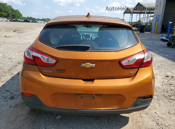 3G1BE6SM3HS570259 2017 CHEVROLET CRUZE Оранжевый Вид сзади