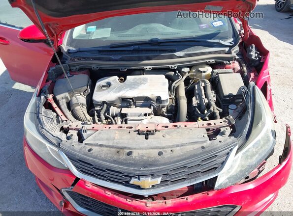 3G1BE6SM3HS586512 2017 CHEVROLET CRUZE Red Widok z tyłu