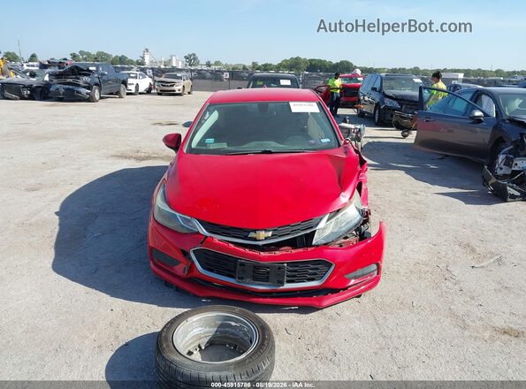 3G1BE6SM3HS586512 2017 CHEVROLET CRUZE Red Widok deski rozdzielczej