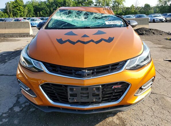 3G1BE6SM4HS536296 2017 CHEVROLET CRUZE Orange Вид спереду