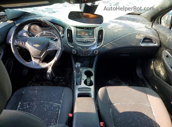 3G1BE6SM4HS536296 2017 CHEVROLET CRUZE Orange Вид панелі приладів