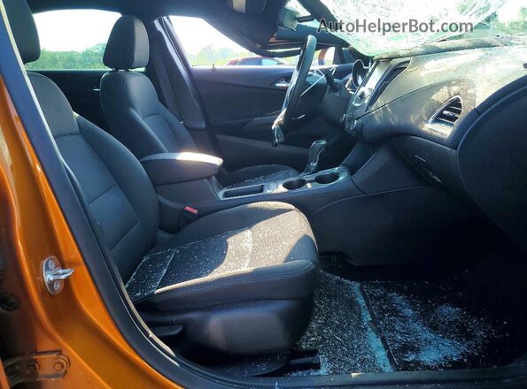 3G1BE6SM4HS536296 2017 CHEVROLET CRUZE Orange Вид задніх сидінь