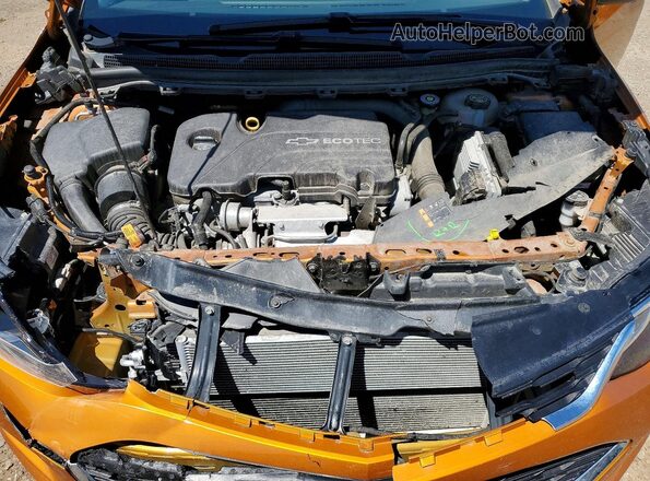 3G1BE6SM4HS582453 2017 CHEVROLET CRUZE Orange Вид задньої частини салону