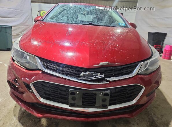 3G1BE6SM5JS594312 2018 CHEVROLET CRUZE Burgundy Widok z przodu