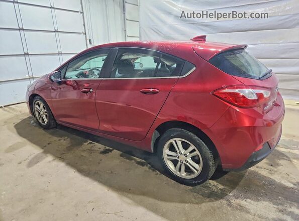 3G1BE6SM5JS594312 2018 CHEVROLET CRUZE Burgundy Tył lewy