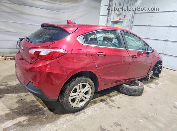 3G1BE6SM5JS594312 2018 CHEVROLET CRUZE Burgundy Tył prawy
