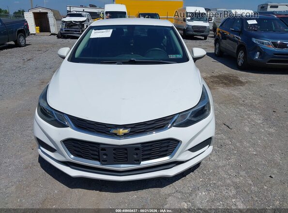 3G1BE6SM5JS624926 2018 CHEVROLET CRUZE White Vista del cuadro de instrumentos