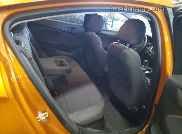 3G1BE6SM6HS582132 2017 CHEVROLET CRUZE Orange Rear seats view