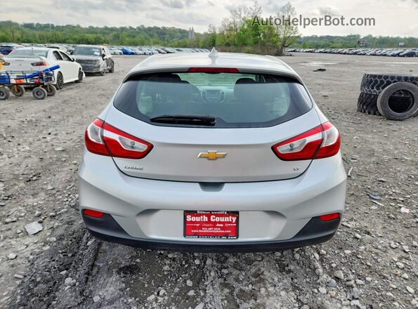 3G1BE6SM6JS619170 2018 CHEVROLET CRUZE Silver Rear view