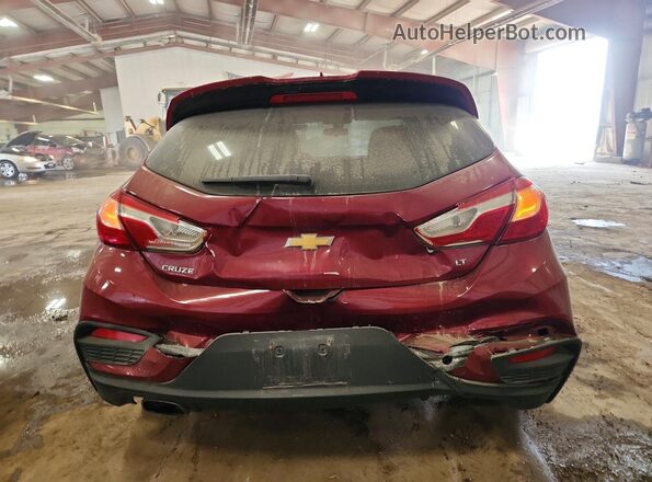 3G1BE6SM7HS575433 2017 CHEVROLET CRUZE Red Rear view