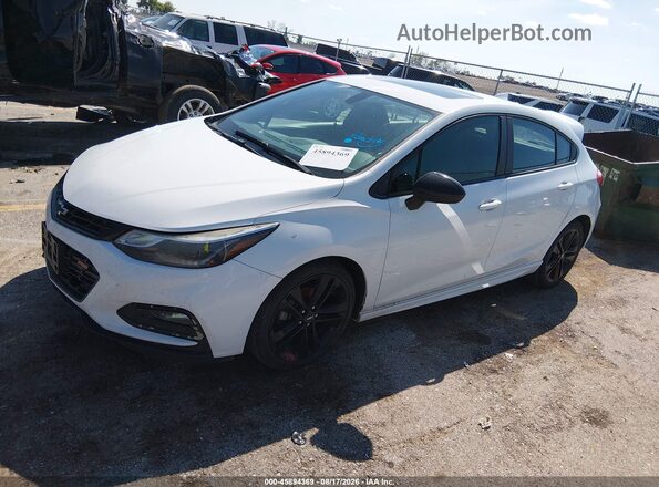 3G1BE6SM7JS635538 2018 CHEVROLET CRUZE White Առջևի ձախ երեք քառորդ տեսարան