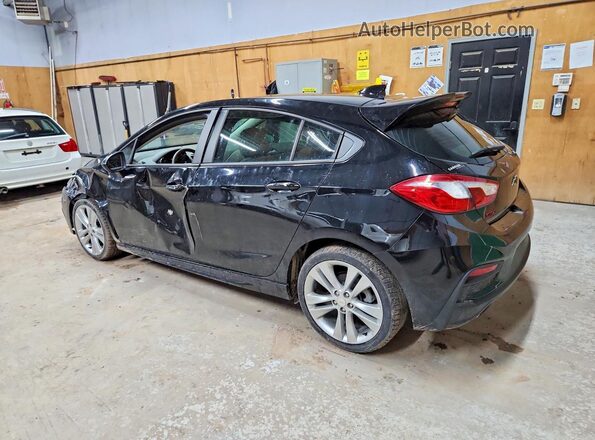 3G1BE6SM7JS653568 2018 CHEVROLET CRUZE Black უკანა მარცხენა