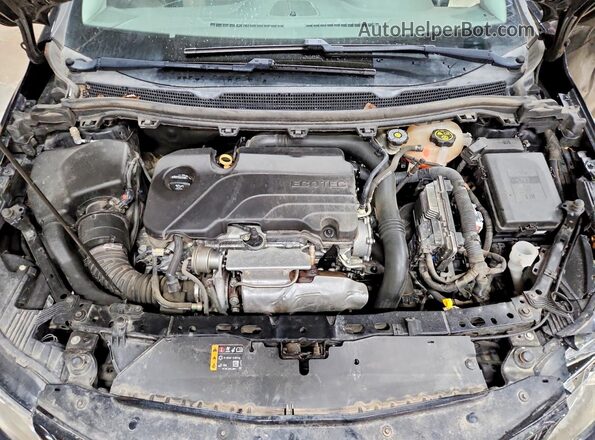 3G1BE6SM7JS653568 2018 CHEVROLET CRUZE Black უკანა სალონის ხედი