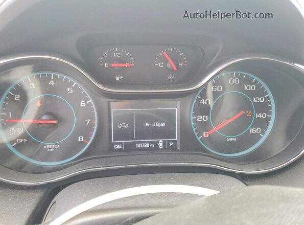 3G1BE6SM9JS617915 2018 CHEVROLET CRUZE White Widok zestawu wskaźników