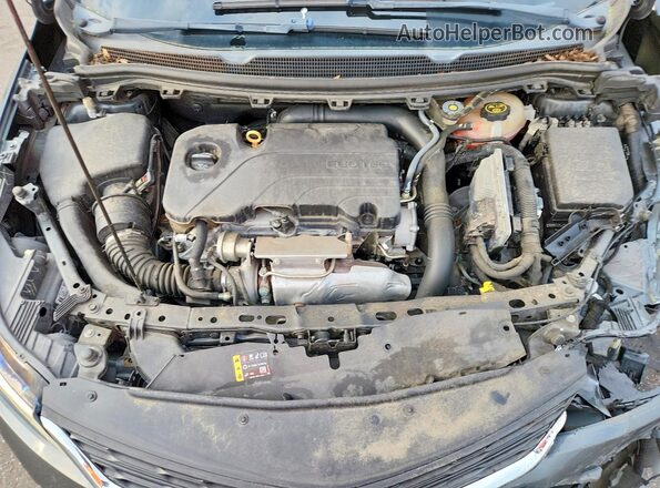 3G1BE6SM9JS654303 2018 CHEVROLET CRUZE Gray Սալոնի հետևի տեսք