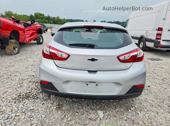 3G1BE6SMXJS606695 2018 CHEVROLET CRUZE Silver Հետևի տեսք