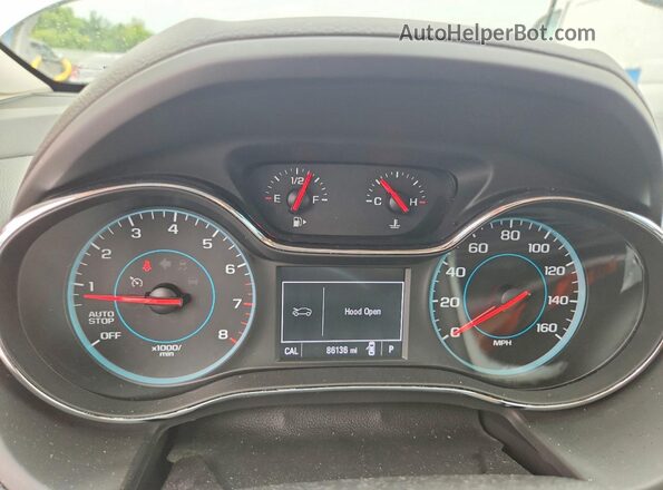 3G1BE6SMXJS606695 2018 CHEVROLET CRUZE Silver Սարքավորումների վահանակի տեսք