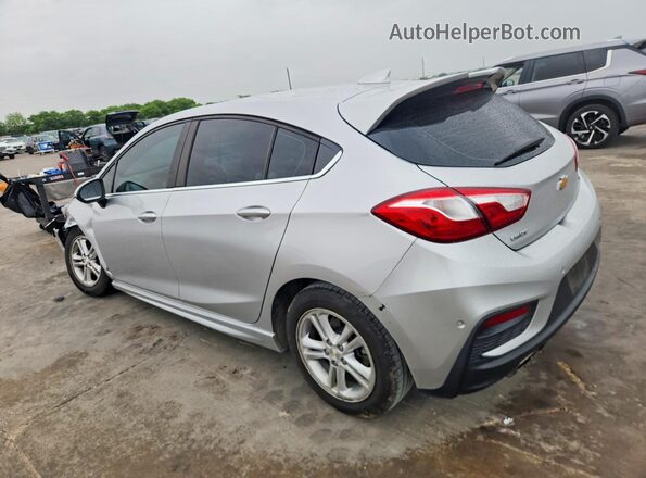 3G1BE6SMXJS638501 2018 CHEVROLET CRUZE Silver Trasero izquierdo