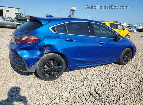 3G1BF6SM2HS528498 2017 CHEVROLET CRUZE Blue Trasero derecho