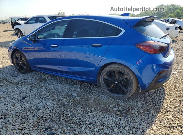 3G1BF6SM2HS528498 2017 CHEVROLET CRUZE Blue Trasero izquierdo