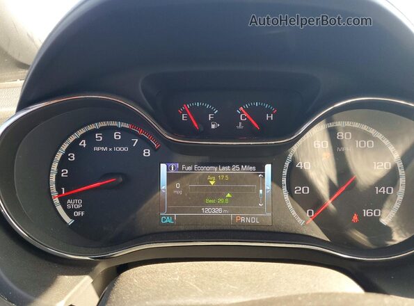 3G1BF6SM2HS528498 2017 CHEVROLET CRUZE Blue Vista del cuadro de instrumentos