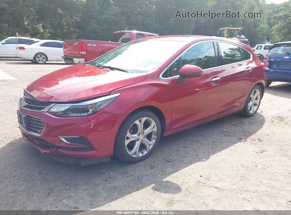 3G1BF6SMXHS530516 2017 CHEVROLET CRUZE Red Przód lewy