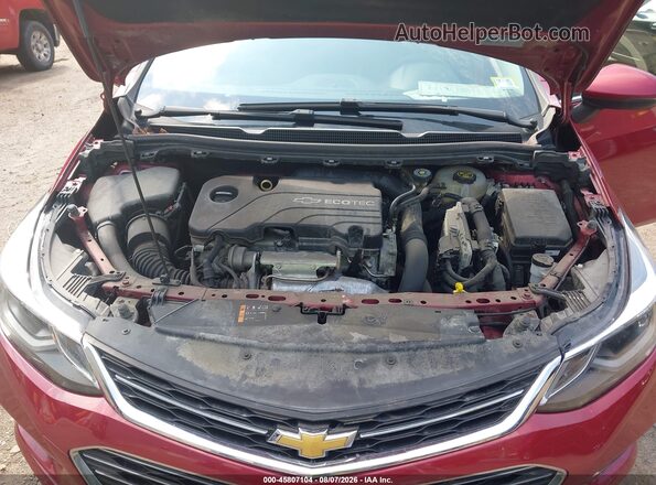 3G1BF6SMXHS530516 2017 CHEVROLET CRUZE Red Widok z tyłu