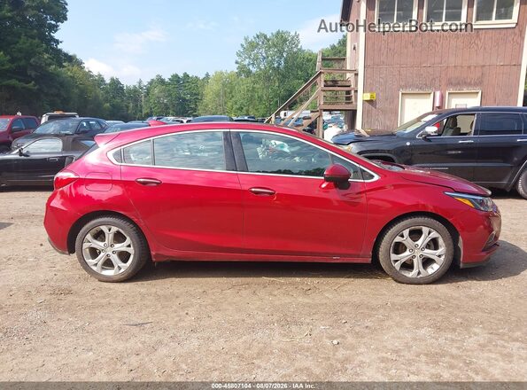 3G1BF6SMXHS530516 2017 CHEVROLET CRUZE Red Widok wnętrza z tyłu