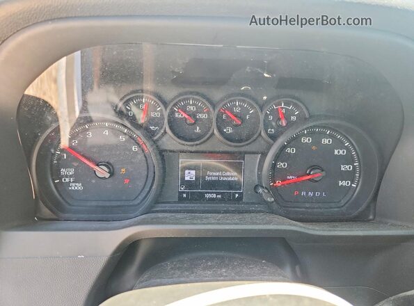 3GCNAAED0TG123995 2026 CHEVROLET SILVERADO White Widok zestawu wskaźników