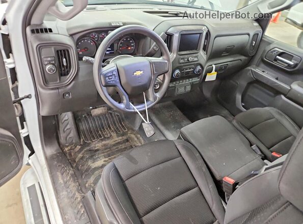 3GCNAAED4SG368586 2025 CHEVROLET SILVERADO White წინა პანელის ხედი