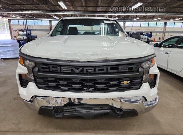 3GCNAAED4SG368586 2025 CHEVROLET SILVERADO White წინა ხედი