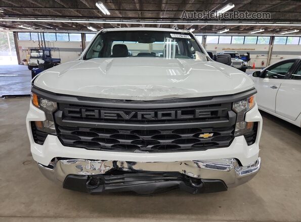 3GCNAAED4SG368586 2025 CHEVROLET SILVERADO White VIN კოდის სტიკერის ხედი