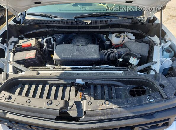 3GCNAAED4SG368586 2025 CHEVROLET SILVERADO White უკანა სალონის ხედი