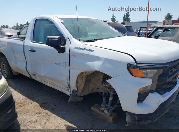 3GCNAAED5PG155427 2023 CHEVROLET SILVERADO White წინა ხედი