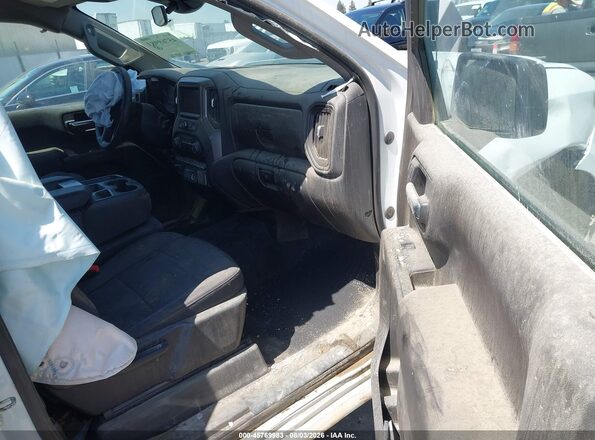 3GCNAAED5PG155427 2023 CHEVROLET SILVERADO White წინა სალონის ხედი