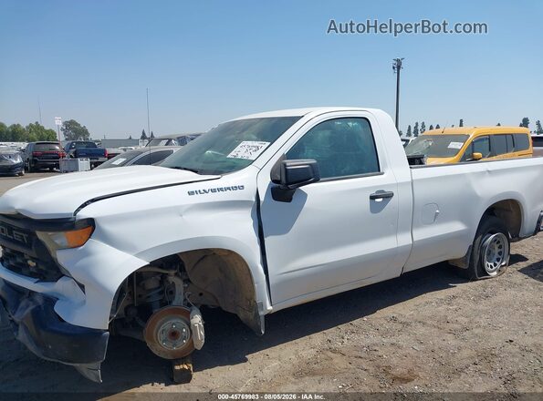 3GCNAAED5PG155427 2023 CHEVROLET SILVERADO White უკანა სალონის ხედი