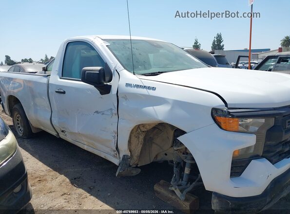 3GCNAAED5PG155427 2023 CHEVROLET SILVERADO White ხელსაწყოთა პანელის ხედი