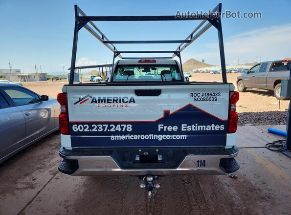3GCNAAED6PG295146 2023 CHEVROLET SILVERADO White Rear view
