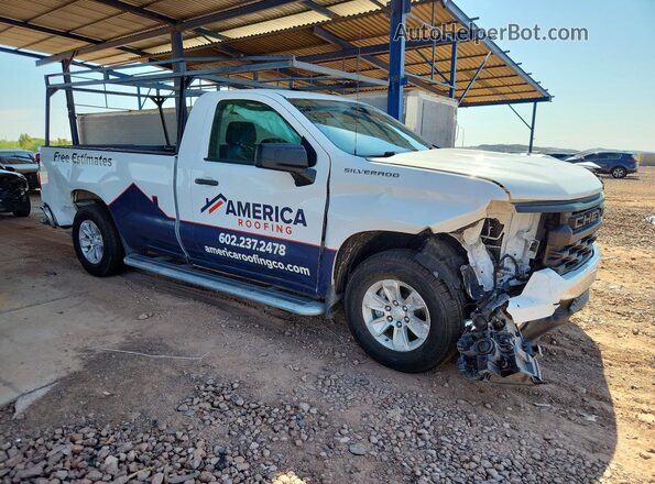 3GCNAAED6PG295146 2023 CHEVROLET SILVERADO White Front right