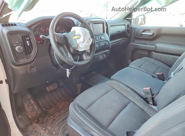 3GCNAAED6PG295146 2023 CHEVROLET SILVERADO White Dashboard view