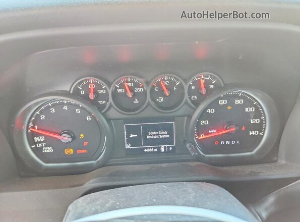 3GCNAAED6PG295146 2023 CHEVROLET SILVERADO White Instrument cluster view