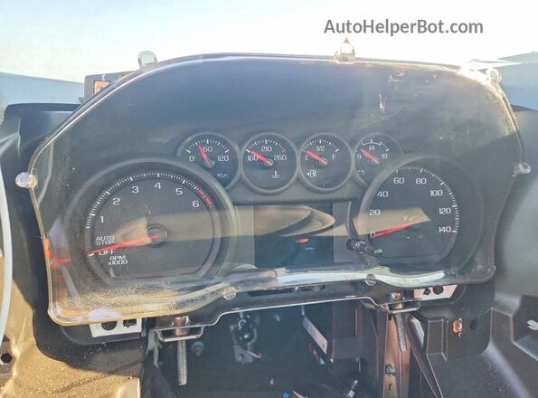 3GCNAAED9SG387487 2025 CHEVROLET SILVERADO White Widok zestawu wskaźników