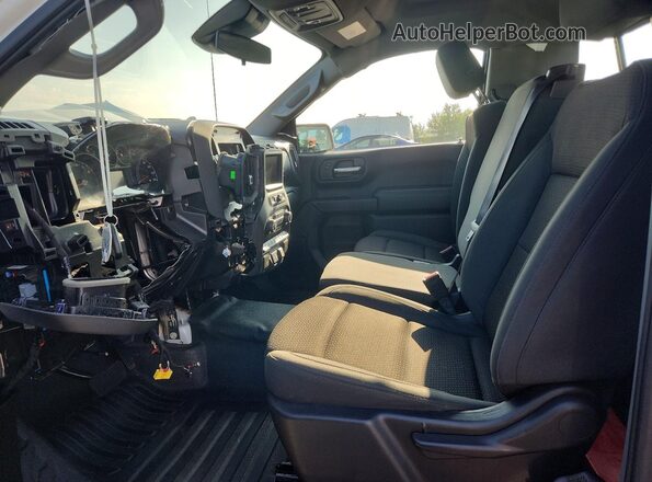 3GCNAAED9SG387487 2025 CHEVROLET SILVERADO White Widok wnętrza z przodu