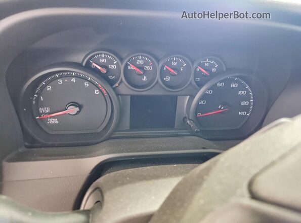 3GCNAAEK3TG233745 2026 CHEVROLET SILVERADO White Вид щитка приладів